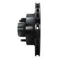 R1 91-94 Ford Explorer Front Right Drilled & Slotted Black Brake Rotor
