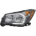LH HEADLAMP ASSY COMPOSITE; 2.0L; HALOGEN; GRAY BEZEL; FORESTER 1416
