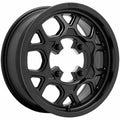 KMC POWERSPORTS KS133 15X6 4X137 S-BLK 38MM - KS13356048738