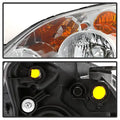 xTune 05-06 Honda CR-V Halogen OE Headlight - Chrome (HD-JH-HCRV05-AM-C)