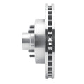 R1 Concepts Brake Rotor Drilled and Slotted Silver Fits Buick Centurion