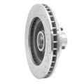 R1 Concepts Brake Rotor Drilled and Slotted Silver Fits Buick Centurion