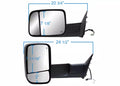 0912 DODGE RAM 1500/1012 2500/3500 LH HTD PWR FLDWY OE MIRROR BLK W/TOWING PKG