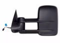 0306 SILV/SIER/AVA/SUB/TAH/YUK LH HEATED POWER FOLDAWAY OE MIRROR BLK EXTENDABLE TOWING DUAL GLAS