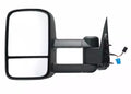 0306 SILV/SIER/AVA/SUB/TAH/YUK LH HEATED POWER FOLDAWAY OE MIRROR BLK EXTENDABLE TOWING DUAL GLAS