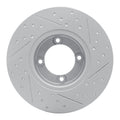 DFC 70-73 Nissan 240Z Front Left Drilled & Slotted Geoperformance Rotor