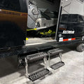 2017-2022 Ford Super Duty Bed Step Attachment Brackets Drivers Side Behind Rear Tire Rock Slide Engineering