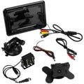 WIRELESS VEHICLE BACKUP CAMERA SYSTEM W/7IN REARVIEW MIRROR MONITOR