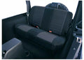 Seat Cover Kit Front Fabric Black; 97-02 Jeep Wrangler TJ