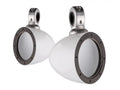 KMMTES Mini Tower Enclosures for 4-Inch (100mm) Drivers Pair White
