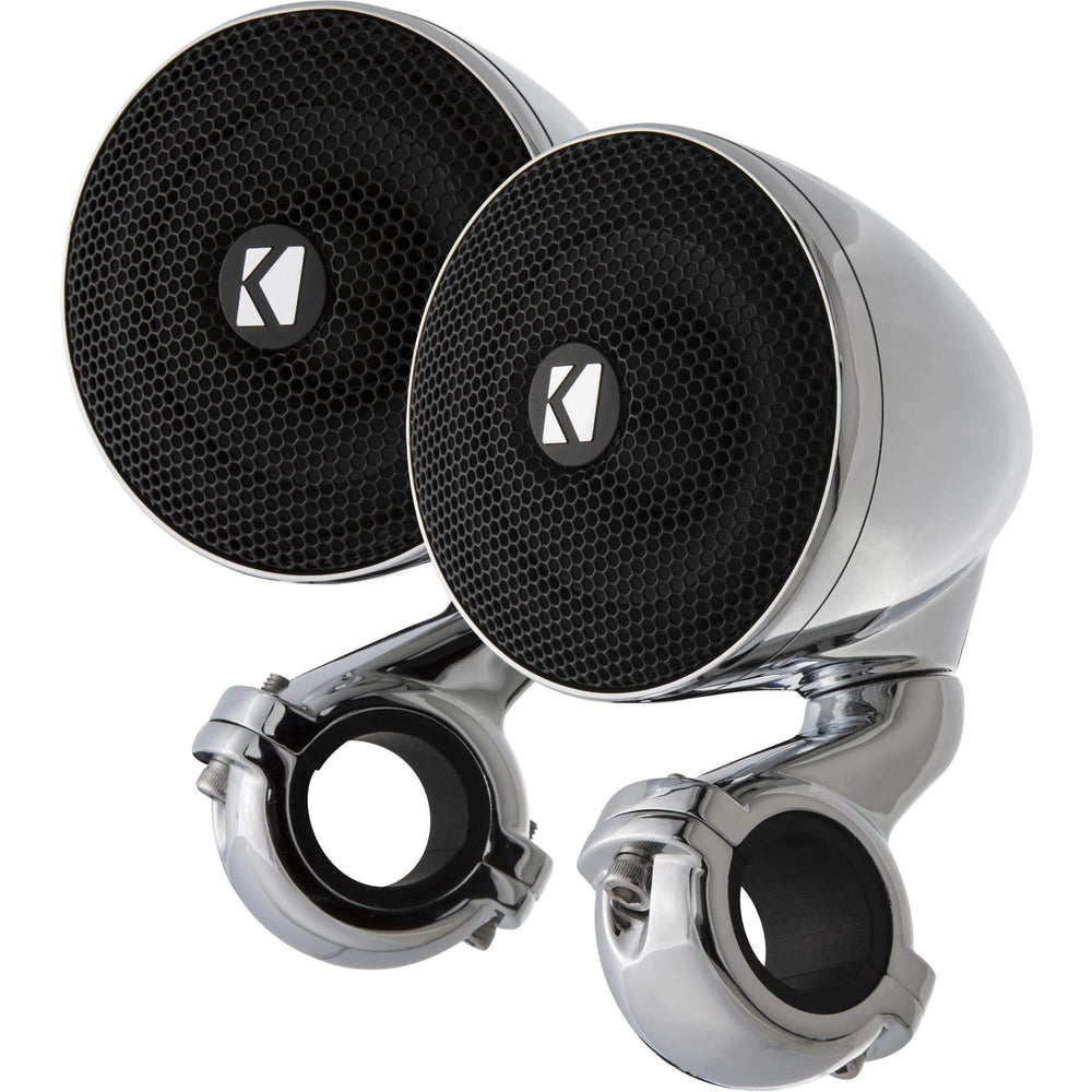 PSM 3 (76mm) POWERSPORTS WEATHER PROOF ENCLOSED MINI SYSTEM; CHROME; 2-OHM RoHS COMPLIANT