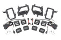 2x 70903BL 1x 70830 LED Light Fog Mount Dual 2 Black Pairs Spot Ford F-150 (15-17)