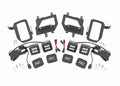 2x 70133BL 1x 70830 LED Light Fog Mount Dual 2 Black Pairs Flood Ford F-150 (15-17)