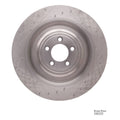DFC 08-09 Jaguar XKR Left Front GeoSPEC Coated Rotor - Slotted