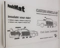 UNVIERSAL FIREWALL CUSTOM INSULATION KIT POLYMER BLACK BACKING SILVER