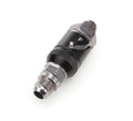 DeatschWerks 10AN Male Flare Quick Disconnect Dry Break Fitting - 2 Pieces Anodized Matte Black