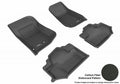 3D MAXpider 2014-2018 Jeep Wrangler JK 2-Door Kagu 1st & 2nd Row Floormats - Black