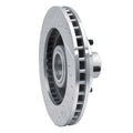 R1 Concepts Brake Rotor Drilled and Slotted Silver Fits Chevrolet C1500