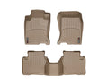 WeatherTech 10-11 Honda Crosstour Front and Rear Floorliners - Tan