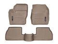 WeatherTech Tan Front and Rear Floorliners Fits -20-14 Focus 456461-450752