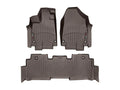 WeatherTech Cocoa Front and Rear Floorliners Fits -20-26 Odyssey 471218-1-2