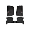 WeatherTech 2018+ Jeep Wrangler Unlimited Front & Rear FloorLiner - Black