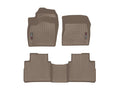 WeatherTech Tan Front and Rear Floorliners Fits -21-22 Rogue 451644-1-2