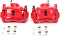 Power Stop 00-02 Mazda 626 Front Red Calipers w/Brackets - Pair