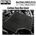 HKS 13-21 Toyota/Subaru 86/BRZ Dry Carbon Fuse Box Cover (exc. 2016+ MT)