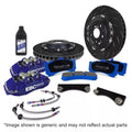 EBC Racing Volkswagen Polo GTI (AW) Blue Apollo-6 Calipers 355mm Rotors Front Big Brake Kit