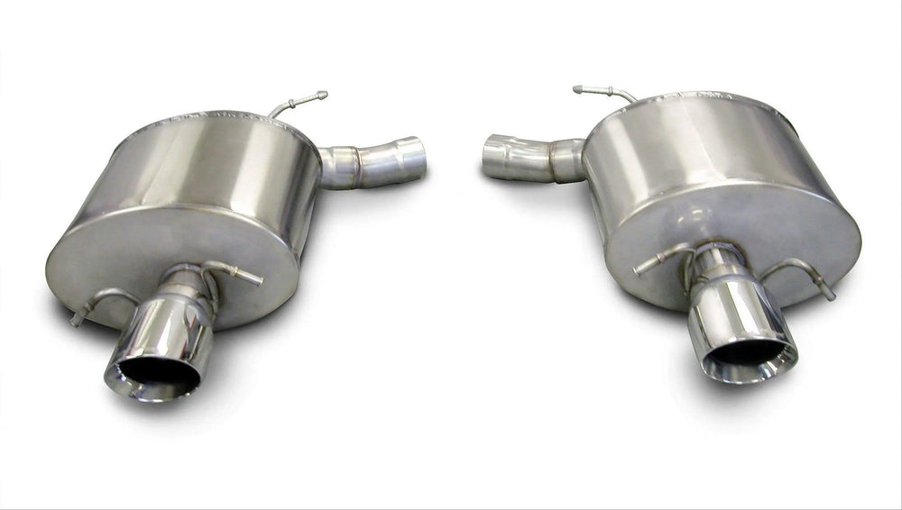 Corsa PRO-Series Tuned 304SS Muffler 2.5in Dual Inlet/Outlet - 22.25in OAL