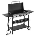 GRILL & BURNER PROPANE STOVE GRAPHITE/ORANGE