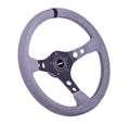 Ultrasuede Steering Wheel Race Gray