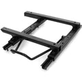 ~(10 lbs. 17X16X4)~ Seat Adaptor/Slider Driver side Black Jeep 03-06 Wrangler; Driver side