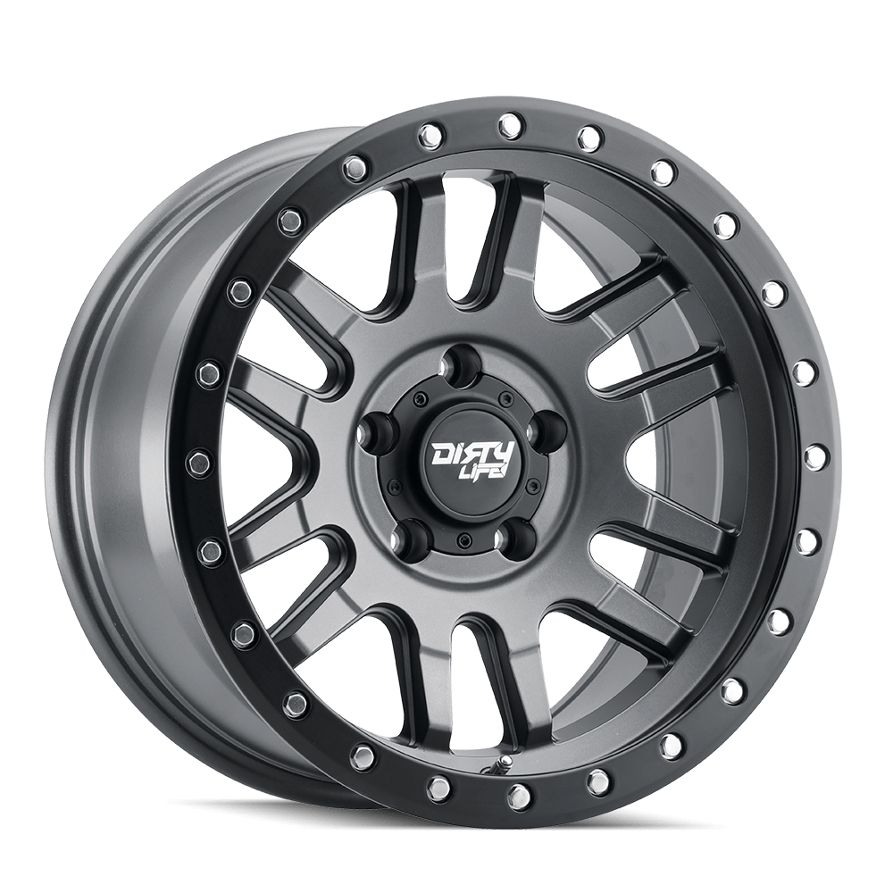 DIRTY LIFE CANYON PRO 9309 SATIN GRAPHITE BLACK LIP 17X9 6-135 0MM 87.1MM