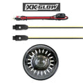 7in RGB LED Harley Headlight XKchrome Bluetooth App Controlled Kit - No Controller