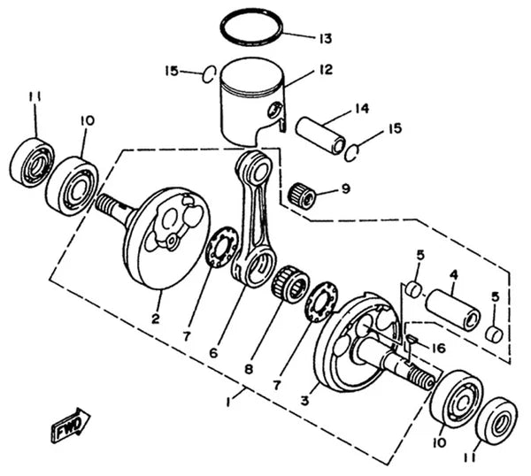 CHAIN DRIVE FOR 76-79 CJ7