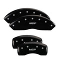 Set Of 4 Caliper Covers Engraved Front And Rear MGP Yellow Finish Black Characters 2016-2019 Subaru Legacy MGP Caliper Covers