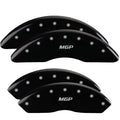 SET OF 4 CALIPER COVERSENGRAVED FRONT AND REAR:MGPBLK POWDER COATSILVER CHAR