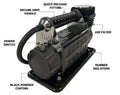 EGOI AIR COMPRESSOR SYSTEM 5.6 CFM WITH STORAGE BAG HOSE & ATTACHMENTS UNIVERSAL
