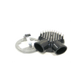 K&N Universal Plenum 6.875in L x 5.75in Outer Dia - Black - Weber DGV Carburetor