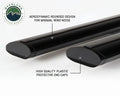 FREEDOM BAR MOUNTING COMBO KIT(FBM2)4 PC BLK GUTTER MOUNT AND 50IN BLK STRAIGHT