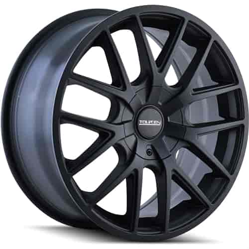 ~(36 lbs. 20X20X9)~ TR60 (3260) MATTE BLACK/MACHINED RING 18X8 5-112/5-120 40MM 74.1MM