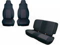 Rugged Ridge Seat Cover Kit Black 03-06 Jeep Wrangler TJ