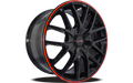 TOUREN TR60 3260 FULL MATTE BLACK 18X8 5-105 5-114.3 40MM 72.62MM