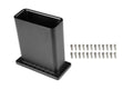 BURST PANEL DUCT, BILLET, BLACK ANODIZE
