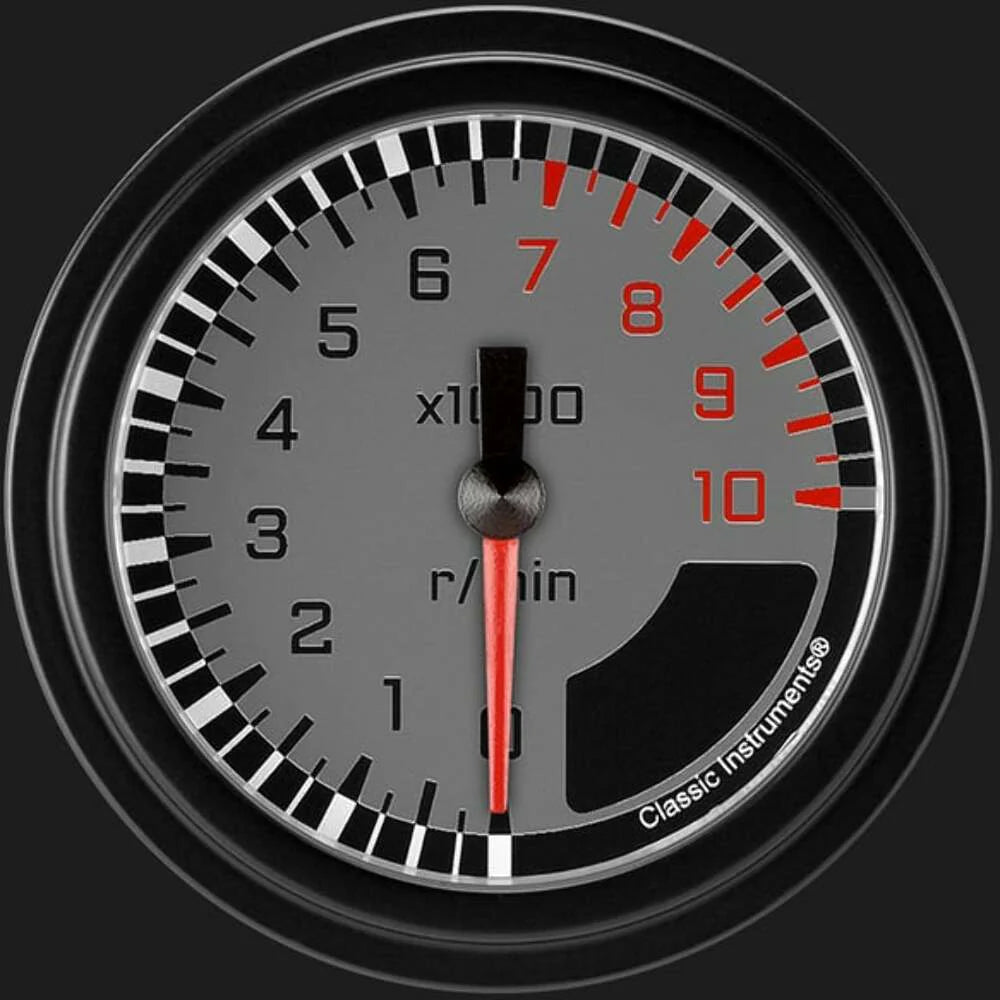 AUT CRS GRY 2 5/8IN TACHOMETER FS
