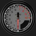AUT CRS GRY 2 5/8IN TACHOMETER FS