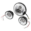 Letric Lighting 7in Led Hdlght W/Pass Lmps Chr