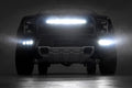 LED Light Kit Grille Mount 30 Black Single Row White DRL Ford Raptor (17-20)